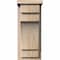 Ekena Millwork Mediterranean Smooth Corbel w/Backplate, Douglas Fir, 7 1/2"W x 10"D x 18"H COR08X10X18MED01SDF - alternate 2